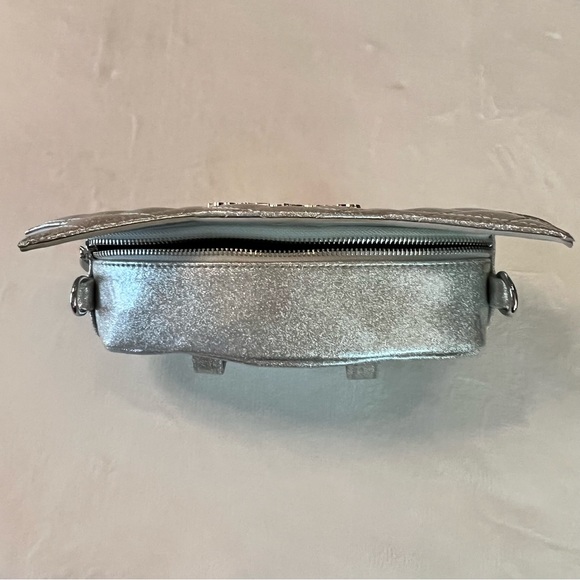 Lux de Ville Meowser Silver Sparkle Sash Bag - Picture 9 of 14